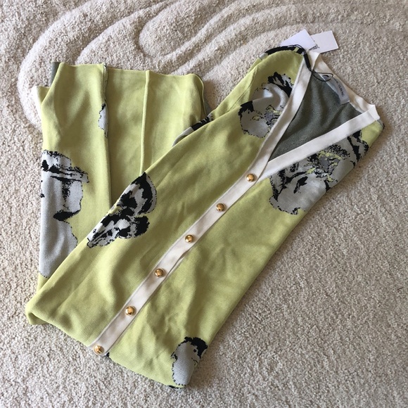 NWT Authentic Designer Prabal Gurung Floral knit knee length Dress - Picture 5 of 15